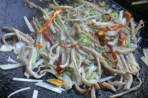 肉炒萝卜丝的做法图解3
