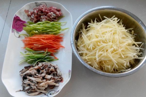 土豆丝卷饼的做法图解4