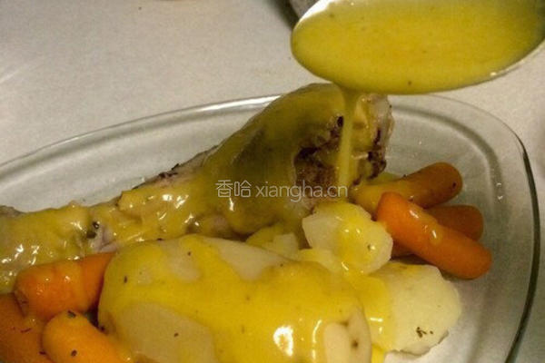 土豆炖火鸡腿的做法图解8