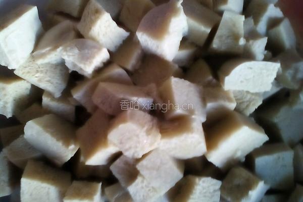 冻豆腐鸡肉炒海带的做法图解3
