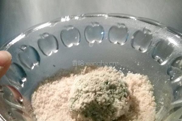 荠菜圆子的做法图解5