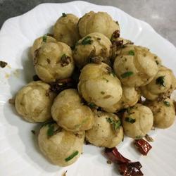 盐酸菜炒汤圆的做法[图]