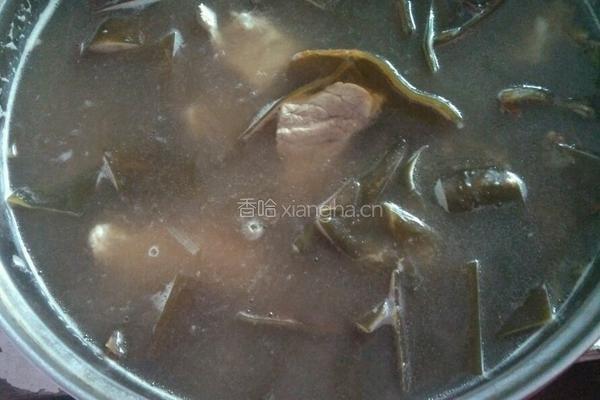 排骨玉米海带汤的做法图解6