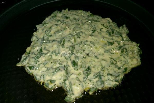 鸡蛋菠菜饼的做法图解6