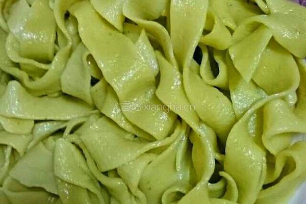 菠菜扯面的做法图解4