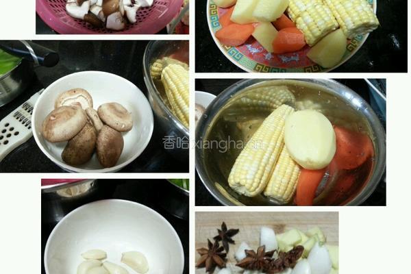 蔬焖鸡的做法图解1