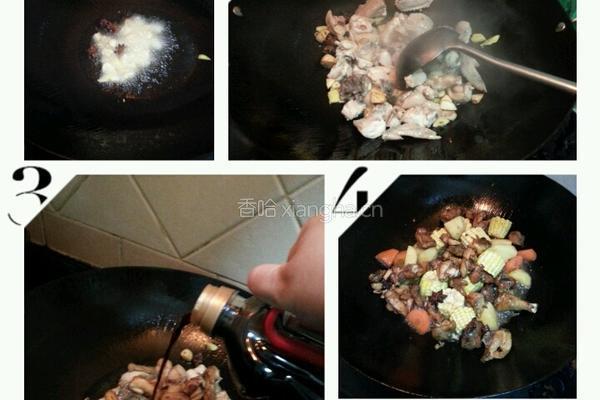 蔬焖鸡的做法图解3