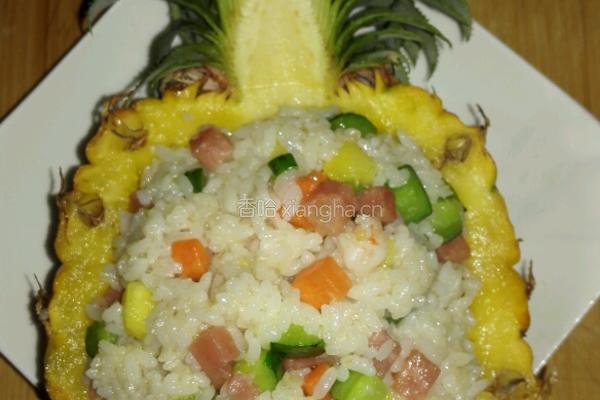 菠萝炒饭的做法图解7