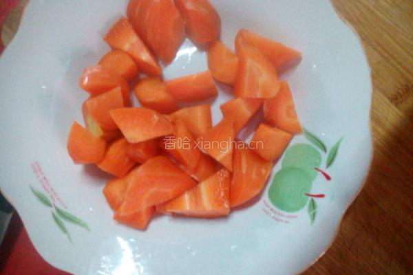 蘑菇炖腊鸡腿的做法图解4