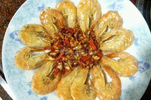 蒜蓉辣椒炒干虾的做法图解6