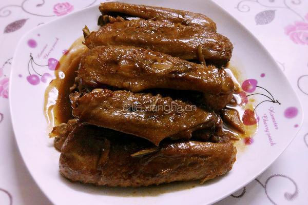 柱候酱焖鸭翅的做法图解9