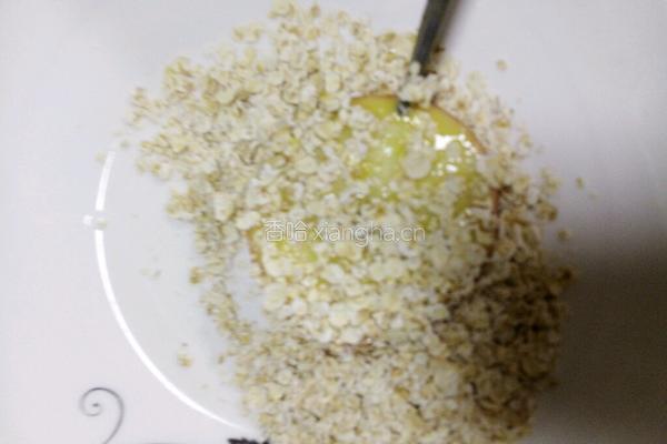 燕麦苹果煎饼的做法图解3