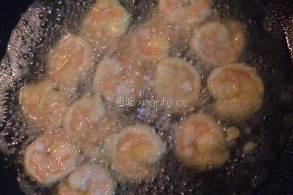 溜双段（肉段和虾段）的做法图解3