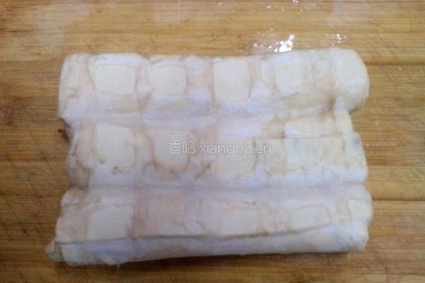 干煸霉千张筒的做法图解1