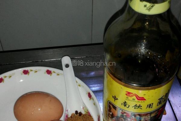 红糖醋鸡蛋（醋蛋）的做法图解1