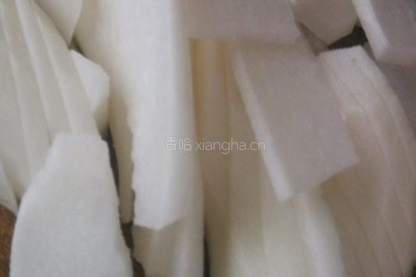 萝卜炒虾的做法图解1