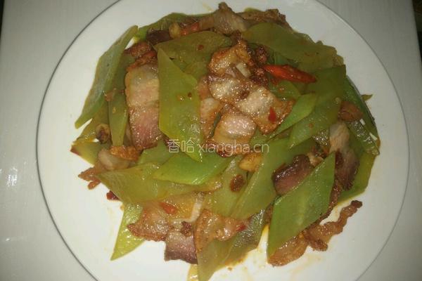 脆皮烧肉炒青笋的做法图解7