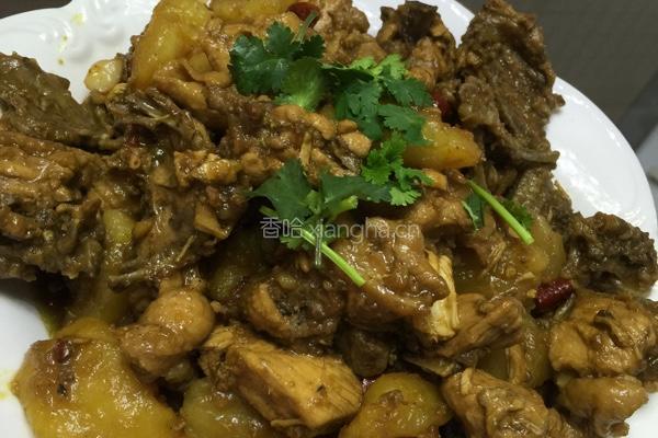 鸡骨架炖土豆的做法图解9
