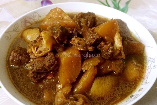 羊肉炖萝卜的做法图解11
