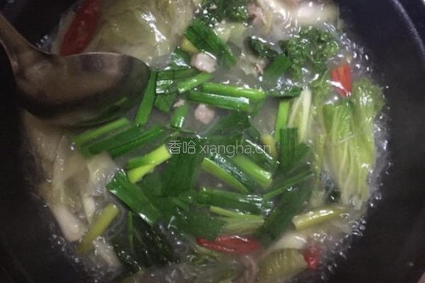 白菜羊肉汤的做法图解9