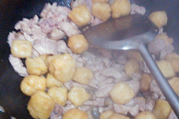 豆腐木耳炒肉的做法图解8