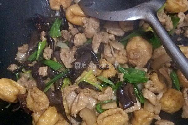 豆腐木耳炒肉的做法图解13