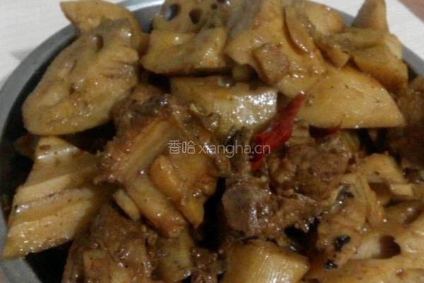 红烧排骨莲藕的做法图解4
