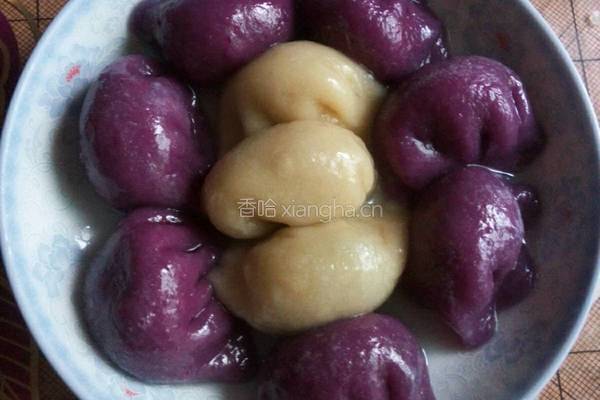 双色蕃薯饺的做法图解5