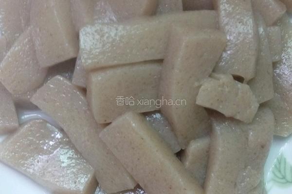 煮魔芋条的做法图解4
