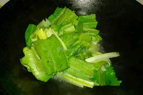 蒜蓉油麦菜的做法图解4