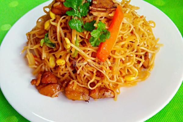 鸡肉焖面的做法图解12