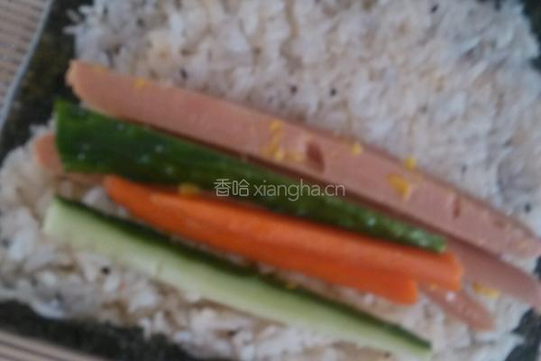 紫菜包饭的做法图解3