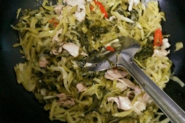 酸菜肉丝的做法图解5