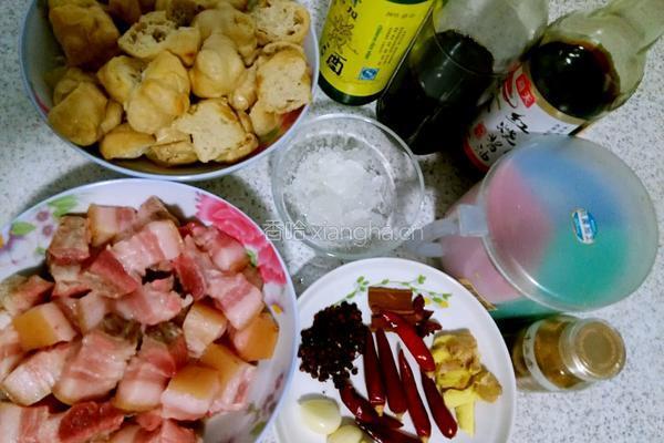 灰豆腐红烧肉的做法图解2