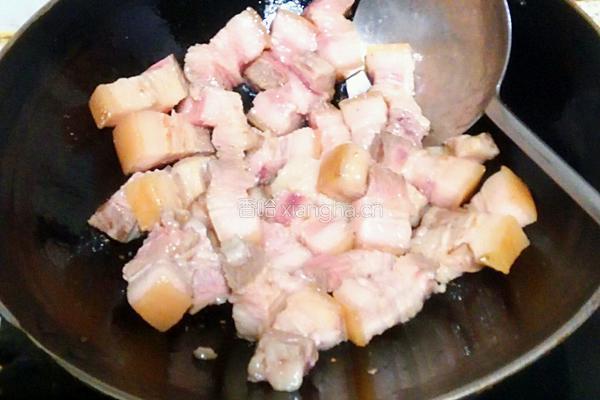 灰豆腐红烧肉的做法图解3