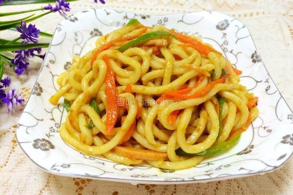 咖喱炒乌冬面的做法图解9