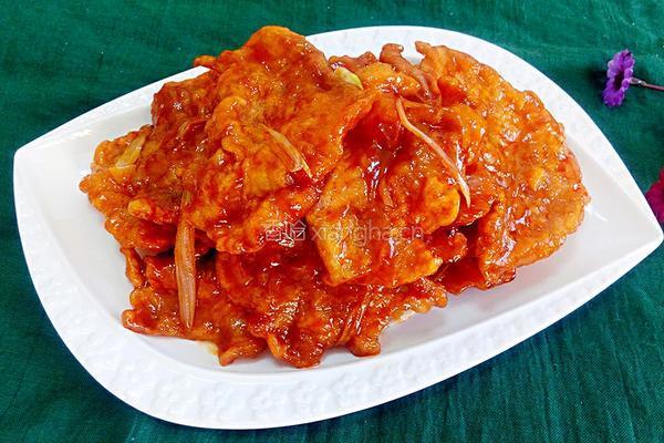 锅包肉（番茄酱版）的做法图解13