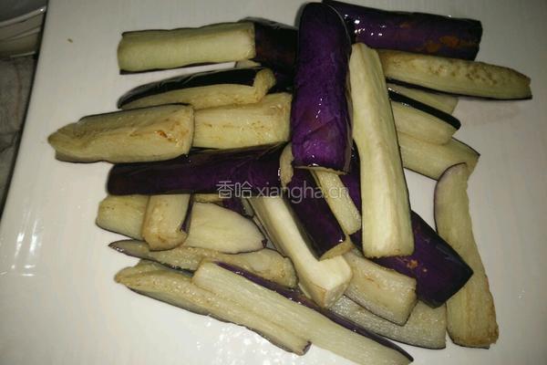 肉末烧茄条的做法图解4