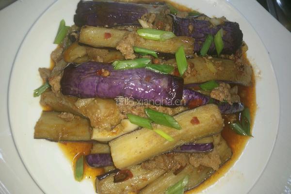 肉末烧茄条的做法图解7