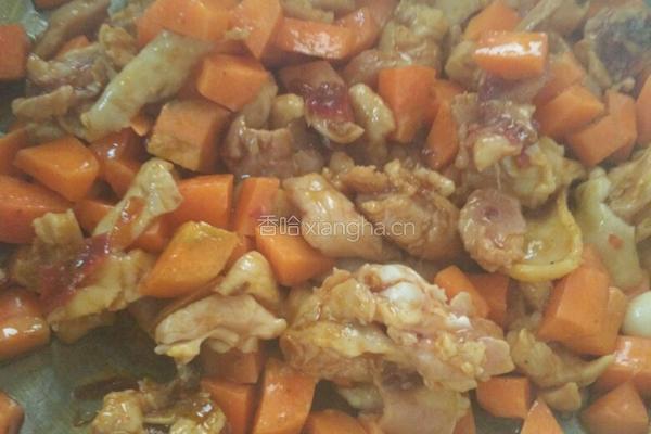 鸡腿拌饭的做法图解8