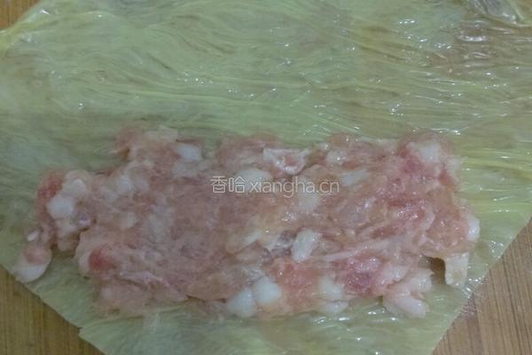 豆皮肉卷的做法图解3