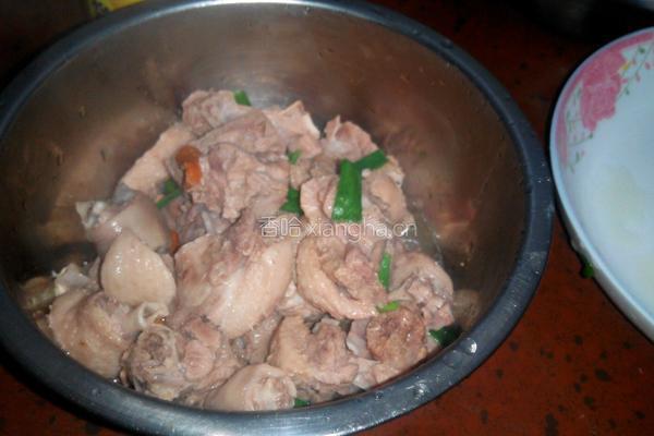 炒鸭肉的做法图解1