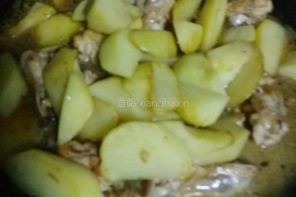 土豆炖鸡骨的做法图解6