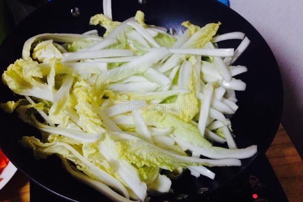 清炒娃娃菜的做法图解3