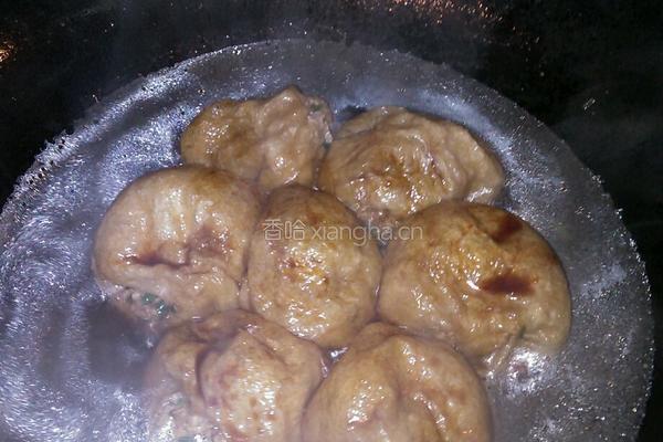 油面筋酿肉的做法图解6