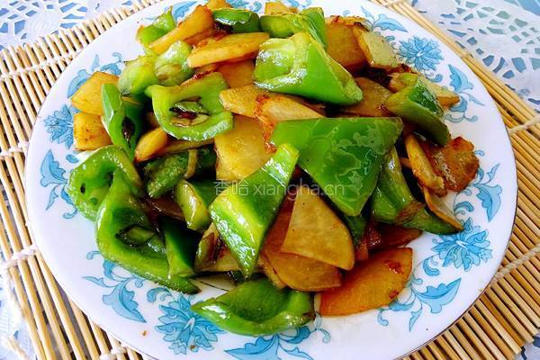 尖椒土豆片的做法图解7