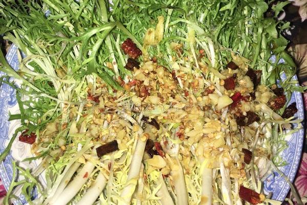 凉拌苦菊菜的做法图解4