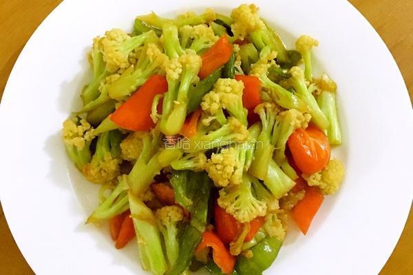 清炒有机花菜的做法图解8