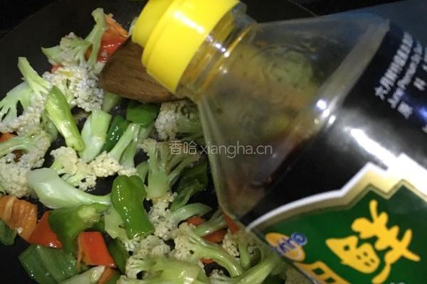 清炒有机花菜的做法图解6