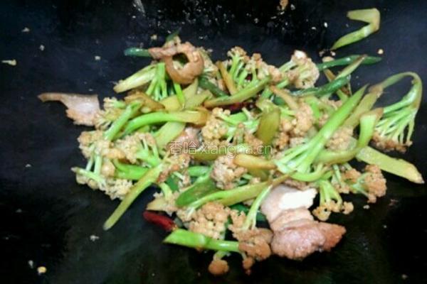 干锅花菜的做法图解4